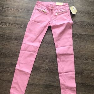 michael kors jeans womens pink